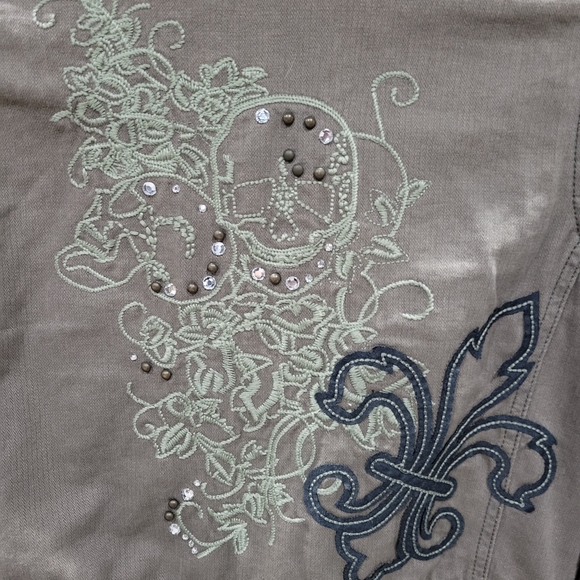 Miss Me studded jacket M - Picture 2 of 13